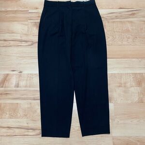 Everlane black wool trousers